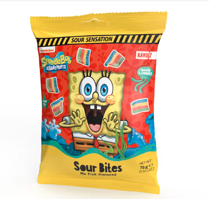 SpongeBob Sparkling Sour Bites - TURKEY imported international snack